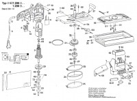 Bosch 0 601 286 003  Combi Orbital Sander P 220 V / Eu Spare Parts
